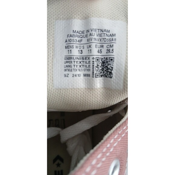 Converse Unisex Chuck Taylor All Star High Top Sneakers Size Men 11/Wmns 13 - Picture 7 of 7